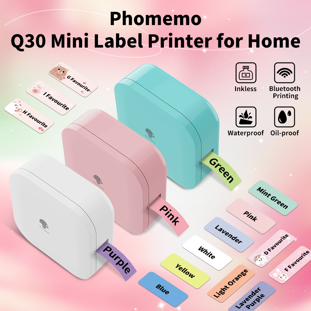 Baby Food Label - Phomemo Q30 Wireless Thermal Label Printer