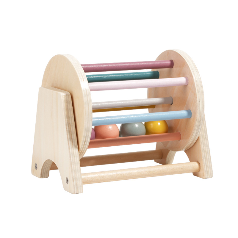 Baby Food Eat - Montessori Wooden Toys Coin Ball Busy