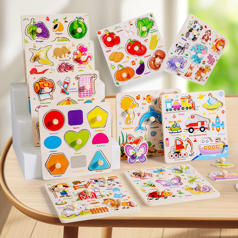 Montessori Wooden Puzzles Toys – Baby Food Eat Bewertung und Preis