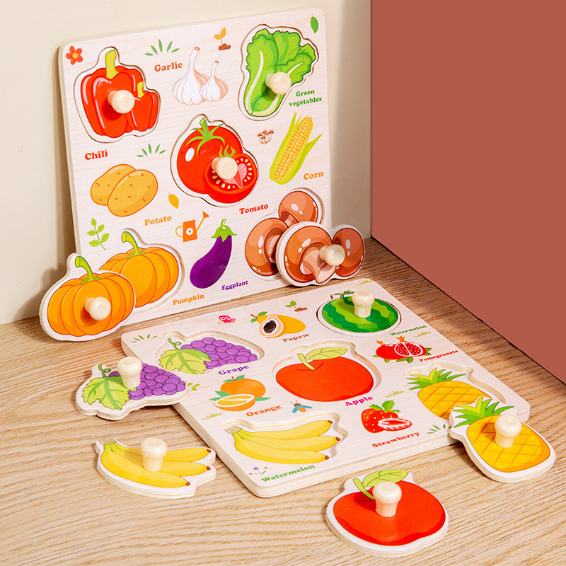 Montessori Wooden Puzzles Toys – Baby Food Eat Bewertung und Preis