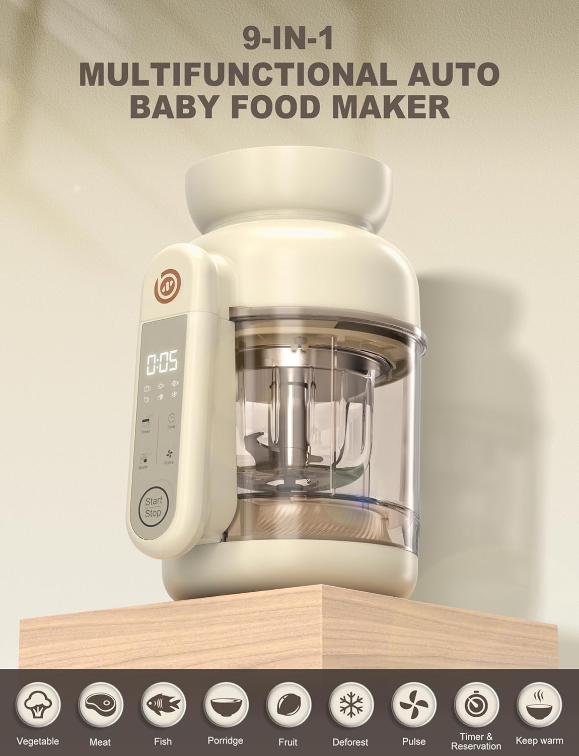 Glass Baby Food Maker, Steamer – Baby Food Steamer Baby Safe Bewertung und Preis
