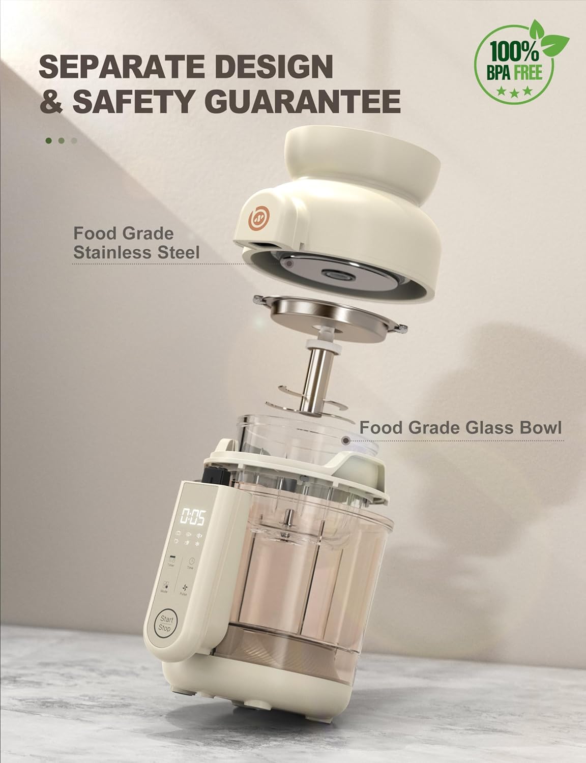Glass Baby Food Maker, Steamer – Baby Food Steamer Baby Safe Bewertung und Preis