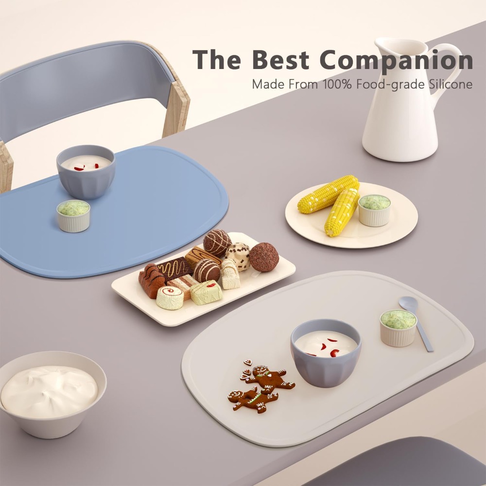 Set of 3 Silicone Placemats wi – Baby Food Eat Bewertung und Preis