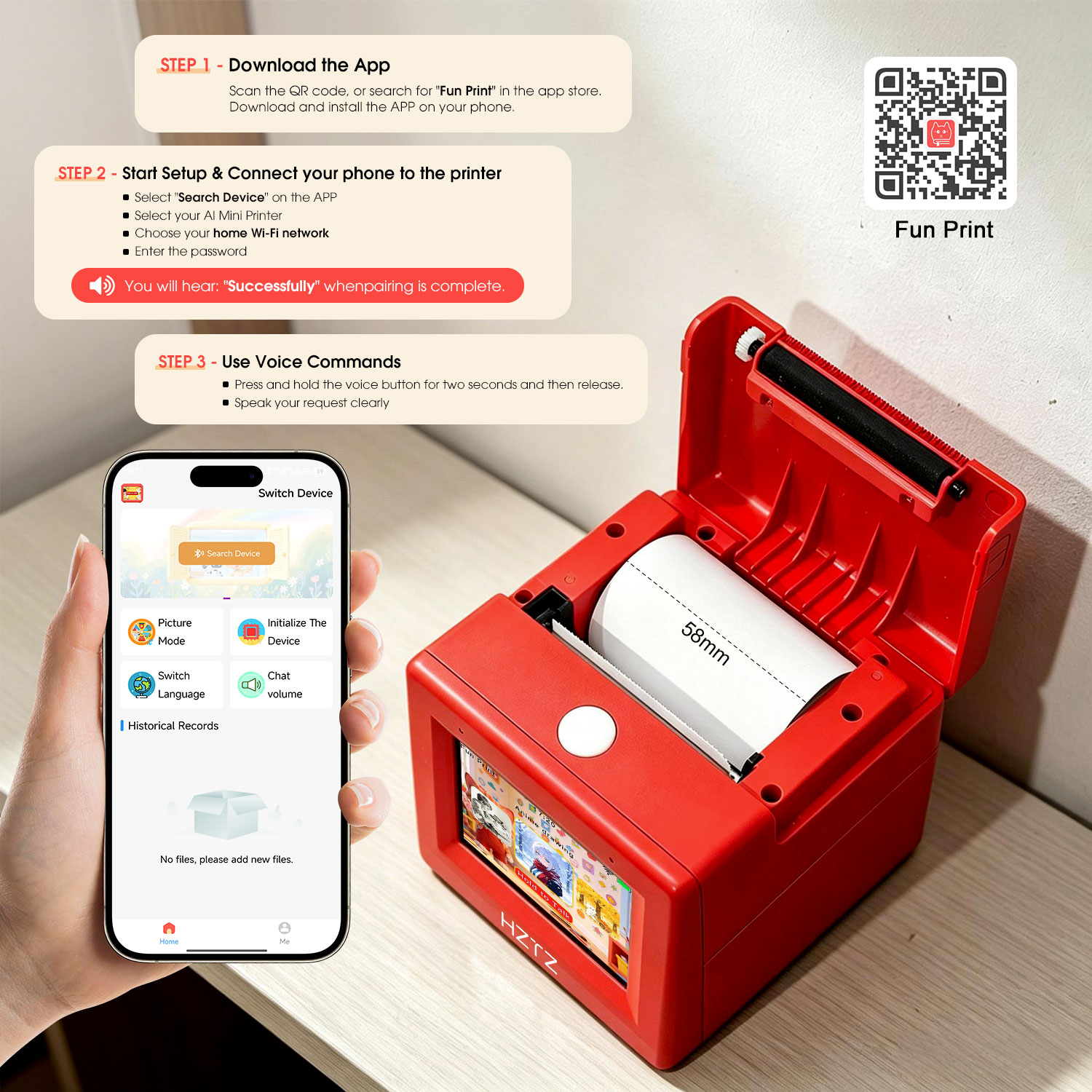 Smart Portable Printer, AI Voi – Baby Food Label Bewertung und Preis
