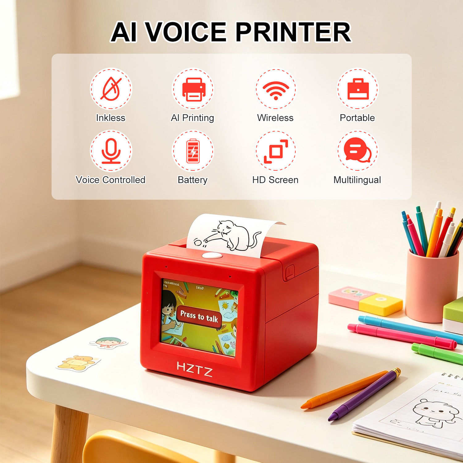 Smart Portable Printer, AI Voi – Baby Food Label Bewertung und Preis