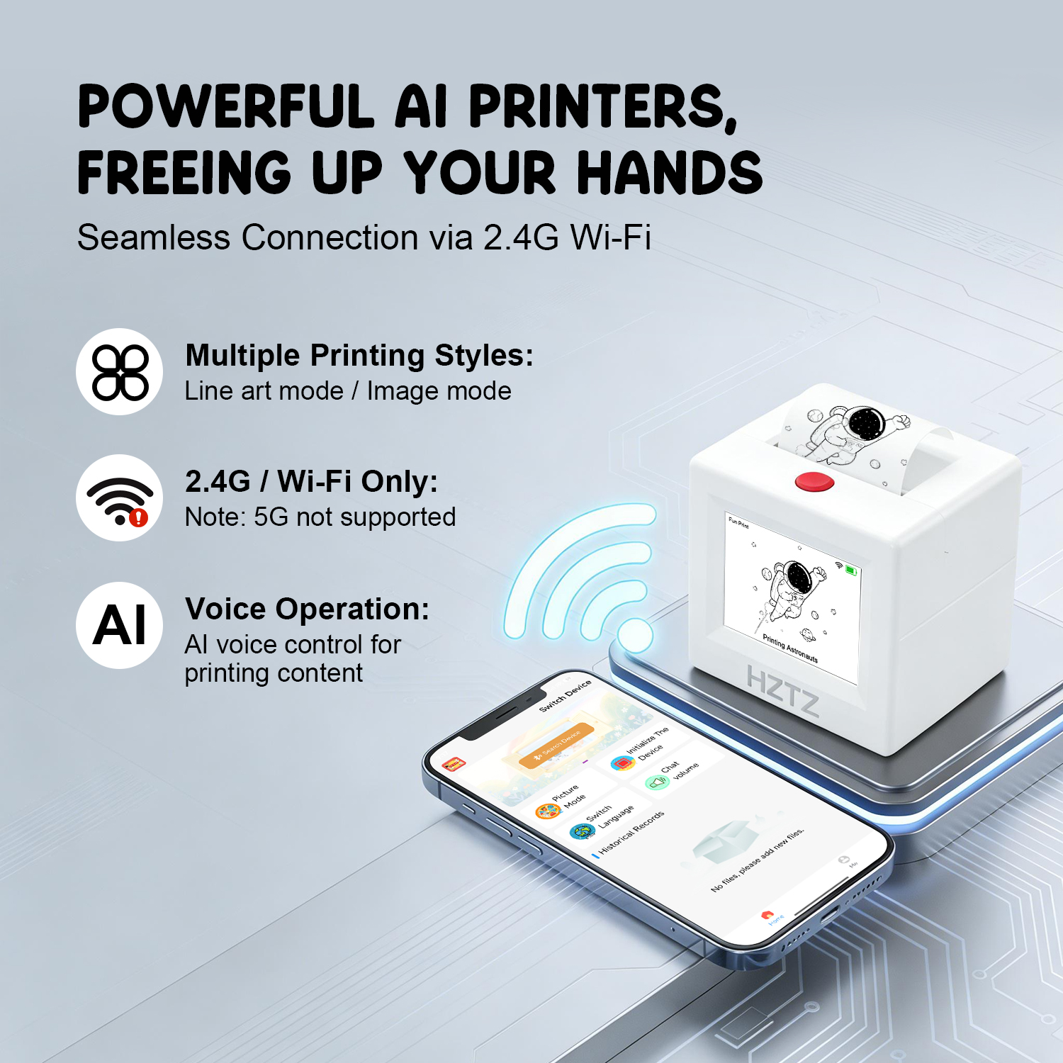 Smart Portable Printer, AI Voi – Baby Food Label Bewertung und Preis