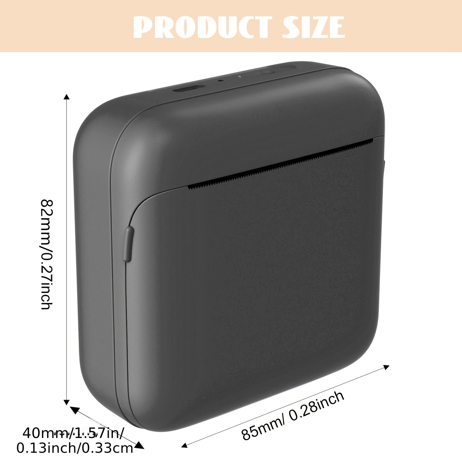 Portable Mini Thermal Printer  – Baby Food Label Bewertung und Preis