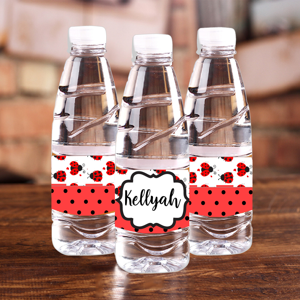 Personalised Ladybug Red Polka – Baby Food Label Bewertung und Preis