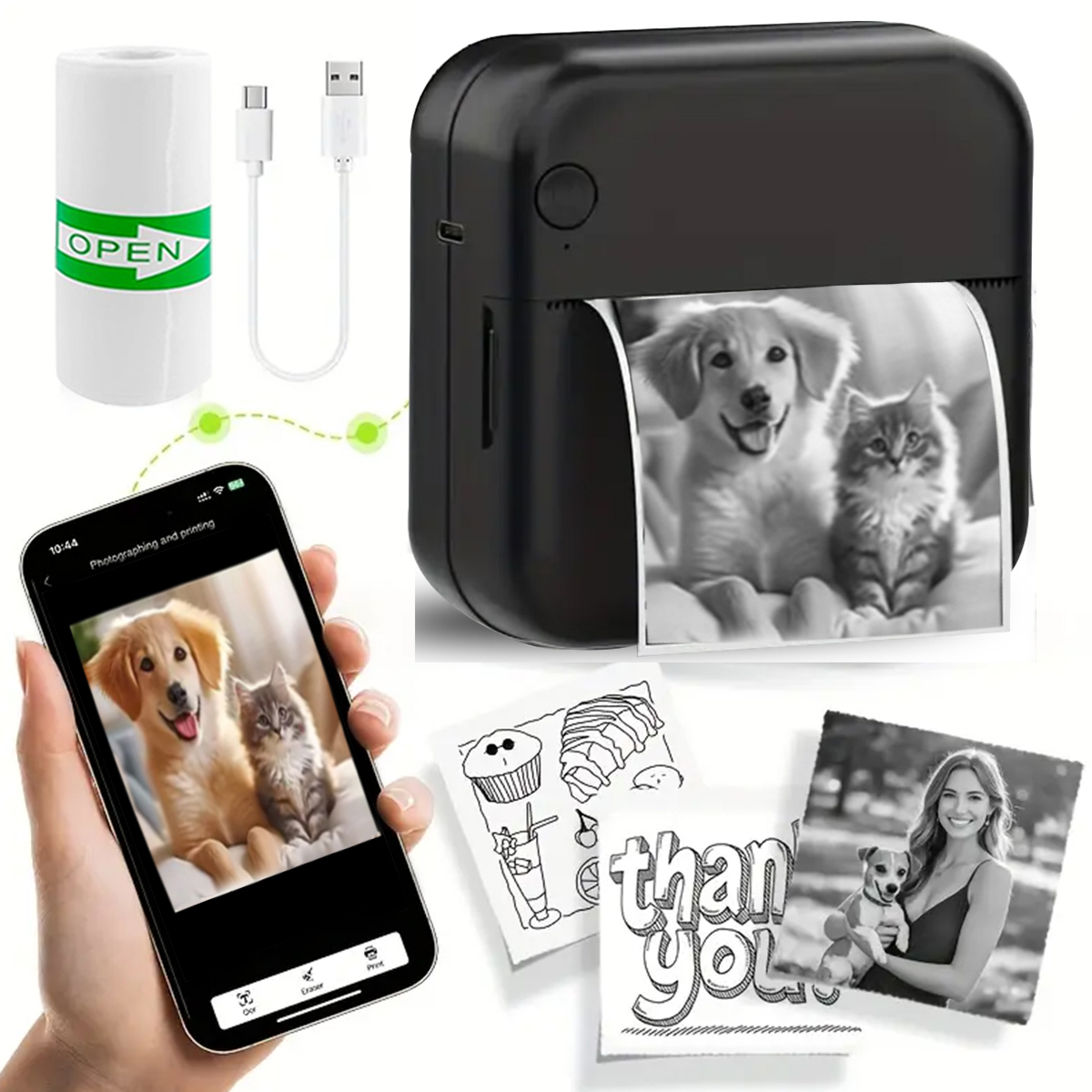 Mini Printer for IPhone and An – Baby Food Label Bewertung und Preis