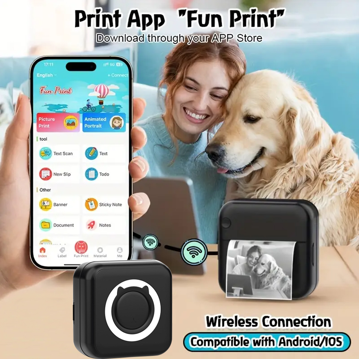 Mini Printer for IPhone and An – Baby Food Label Bewertung und Preis