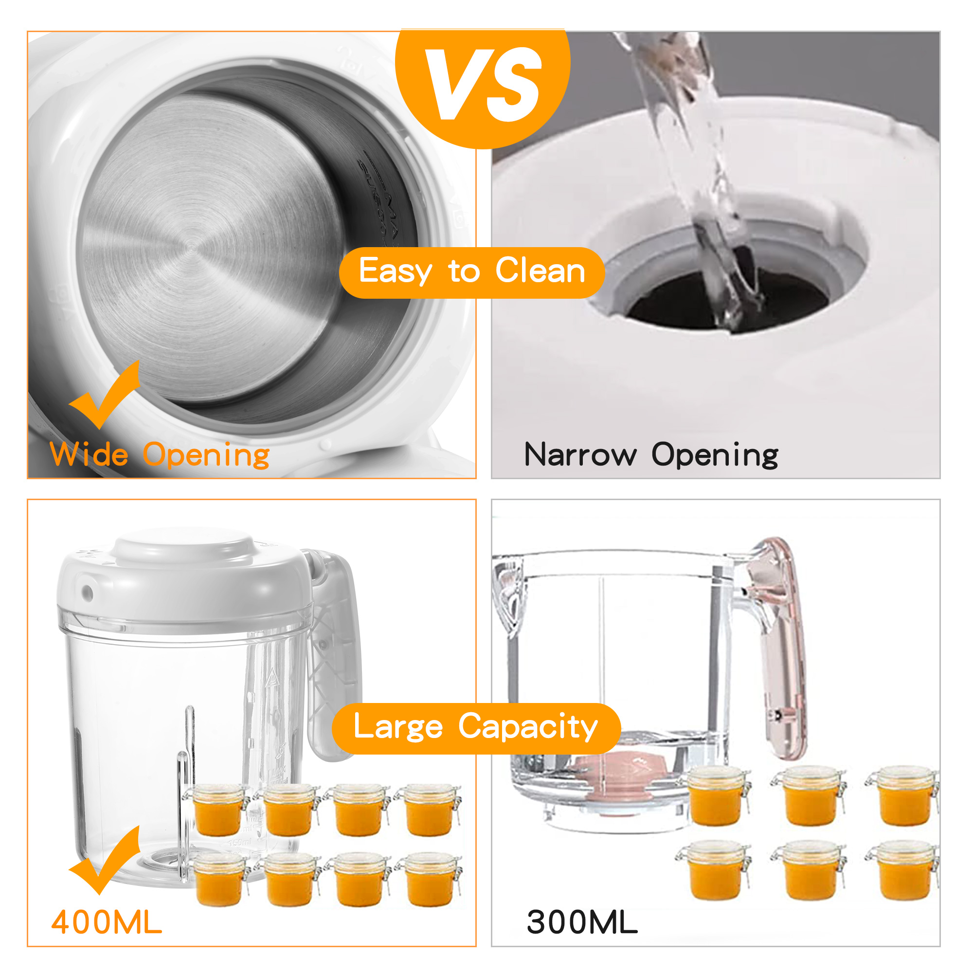 Baby Food Maker, 4 in 1 Baby F – Baby Food Steamer Baby Safe Bewertung und Preis