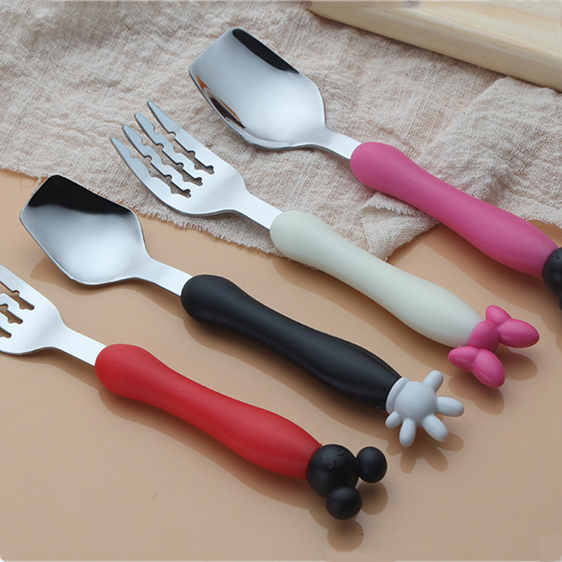 Cartoon Mickey Children Spoon  – Baby Food Product Bewertung und Preis